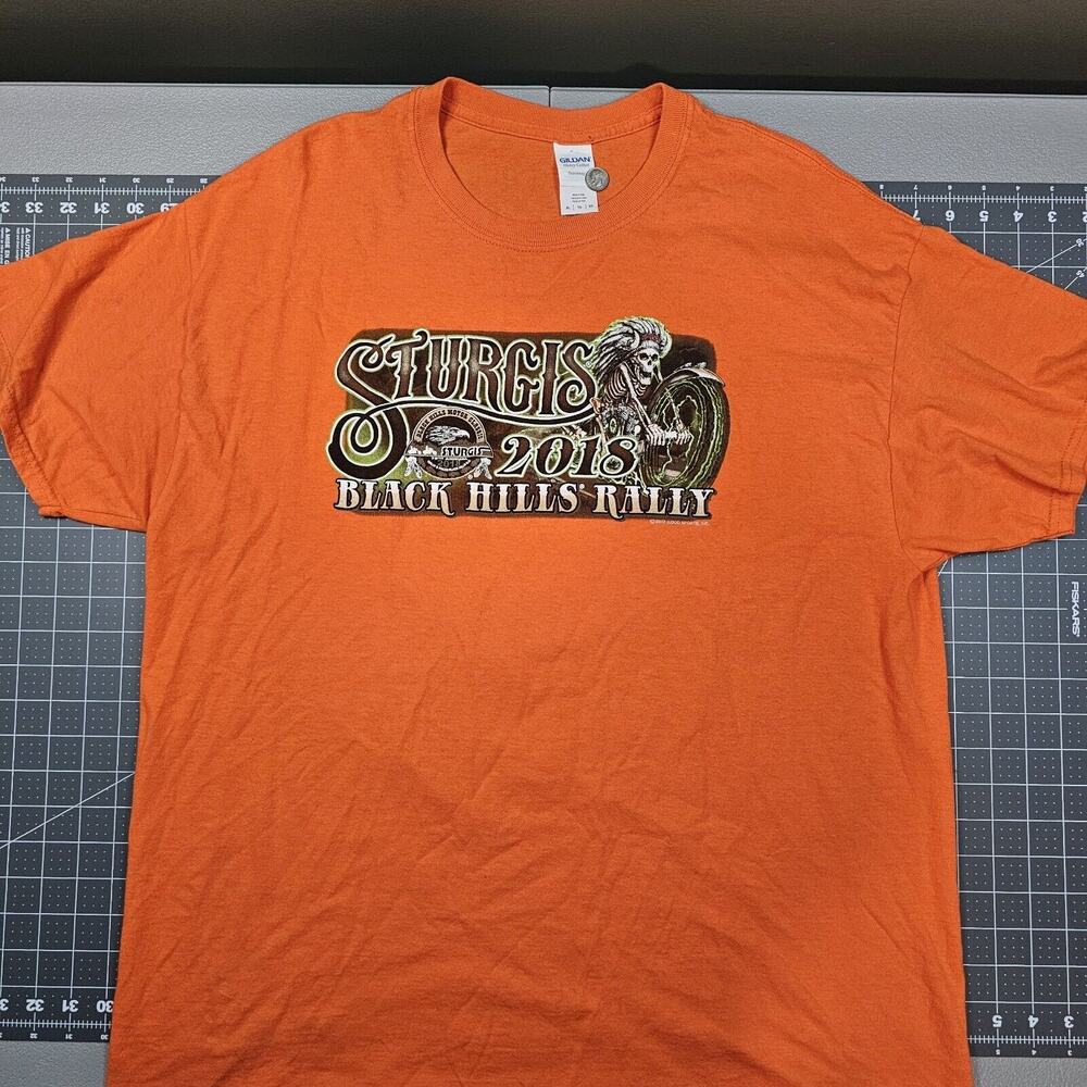 Sturgis 2018 Tshirt XL Biker Black Hills Rally Motorcycle Y2K Streetwear Harley